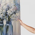 thumbnail image 3 of Creowell Flowers Pretty Shower Curtain 100% Polyester Fiber for Bathroom Home Bathtubs Decor with Hooks 36x72, 3 of 7