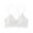 White, variant on Darzheoy Wire-Free Bra for Women Ladies Fashion Comfortable Breathable No Steel Sexy Lace Flowers Bra Underwear High Support Bras for Women One Size