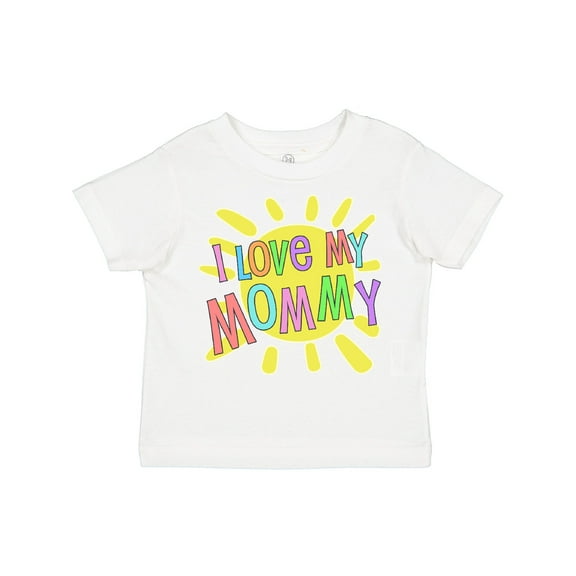 Inktastic I Love My Mommy- Sun and Rainbow Letters Boys or Girls Toddler T-Shirt