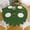 Green, variant on Natural Tablecloths,70 Inch Round Tablecloth-Table Cloth for Kitchen Dinning Tabletop Decoration for Thanksgiving, Christmas
