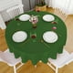 thumbnail image 4 of Mantel Redondo de 203,2 Cm (80 Pulgadas) | Ideal para El Hogar, Bares y Restaurantes | Fibra de Poliéster | 9 Colores | Verde | Lavable | Resistente a Las Manchas | Perfecto para Mesas Redondas | 1 U, 4 of 6