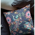 thumbnail image 3 of Amrita Sen Coussin Soufflé et Fermé en Broadcloth Peacock Everest Intérieur Extérieur Bleu Rose, 3 of 5