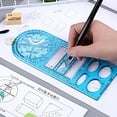 thumbnail image 4 of SHIFENG Regla Geométrica Suministro De Arquitectura Multifuncional Actividad Escolar Material De Oficina Plantilla De Dibujo, 4 of 4