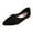 Black, variant on Women's Slip On Ballet Flats Comfortable Walking Shoes, Lightweight Casual Flats, Low Wedge Sole Dressy Slip On Flat Hot Pink Women Sandal