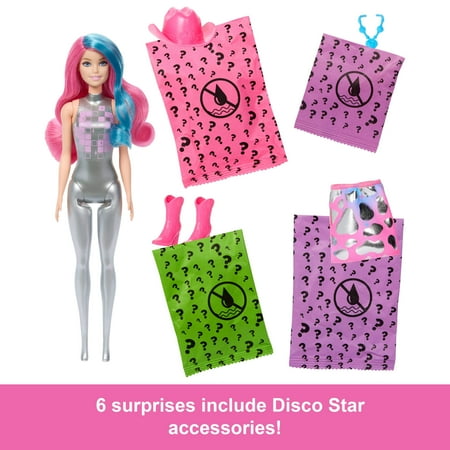 Barbie - Color Reveal Disco Star Series Doll - Styles May Vary
