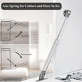 thumbnail image 3 of 4pcs 100N Gas Springs, Gas Pistons for Doors, Furniture Strut, Cabinet Hinge, Hinge Damper for Kitchen Cabinets, Silver, 3 of 5