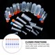 thumbnail image 4 of 20pcs 50 ml Tubos de ensayo Tubos de ensayo transparentes con equipos de laboratorio de gorras, 4 of 6