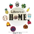 thumbnail image 3 of Big sale Interchangeable Welcome Door Sign, 3D Welcome To Our Classroom Sign Welcome First Day Of School Sign Back To School Home Props Decoration, 3 of 5
