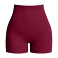 thumbnail image 4 of 3D Compression Leggings JIANLAI Womens Ribbed Seamless High Waist Biker Shorts Stretchy Knit Athletic Workout Shorts Soft Breathable Gym Yoga Running Casual Active Bottoms, 4 of 4