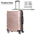 AEDILYS 20 Inch Carry On Luggage, TSA Lock, Travel Suitcase with