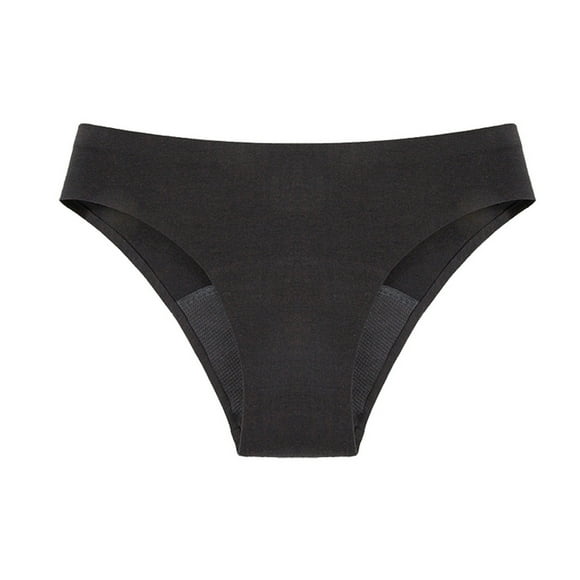 Hontri Women's Period Swimwear - 4-Layer Leak Proof Bikini Bottom - Comfortable Menstrual Swim Shorts (XS-XXXXL) Leak-Proof Swim Bottom (Black | S)