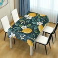 thumbnail image 4 of Yayeee Tablecloths 54" x 54" Rectangle Wrinkle Resistant Party Table Cover, Yellow Lemons, 4 of 8