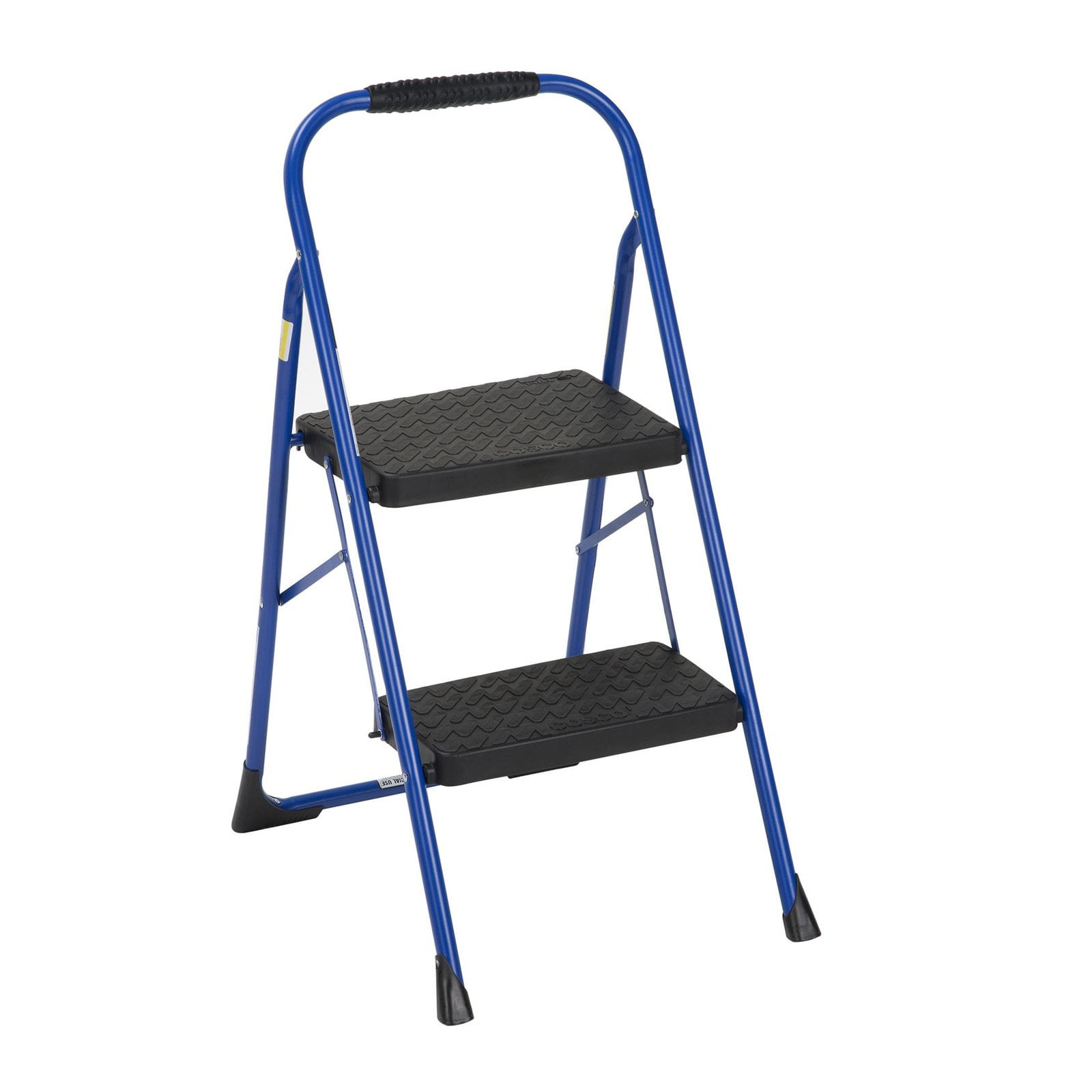 Cosco Two Step Big Step Folding Step Stool with Rubber Hand Grip by Cosco