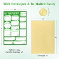 thumbnail image 7 of WaaHome Happy Fathers Day Card for Grandpa - Personalized with Drawing Area Fathers Day Card Grandpa from Grandson Granddaughter Grandkids, Handcrafted Funny Fill in The Blank Gift for Grandad, 7 of 7