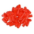 thumbnail image 4 of Protectores de rosca Uxcell tapa final vinilo rojo 50 piezas 0.18", 4 of 6