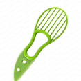 thumbnail image 4 of Avocado Slicer and Pitter Tool with Container and Grip Handle Quickly Slices Removes Pit and Peels Avocados Perfect for Kitchen Salad Prep and Healthy Snacks Easy Clean Dishwasher Safe Green Color, 4 of 5