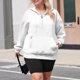 thumbnail image 1 of HongQid Womens Sweatshirts Quarter Half Zip Pullover Oversized Hoodies Fall Fashion Winter Jackets Pullover, 1 of 4