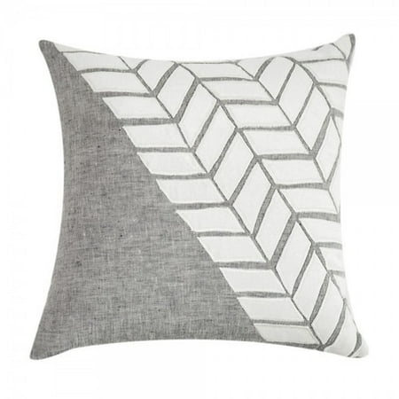 Filling Spaces Applique Linen Throw Pillow - Walmart.com