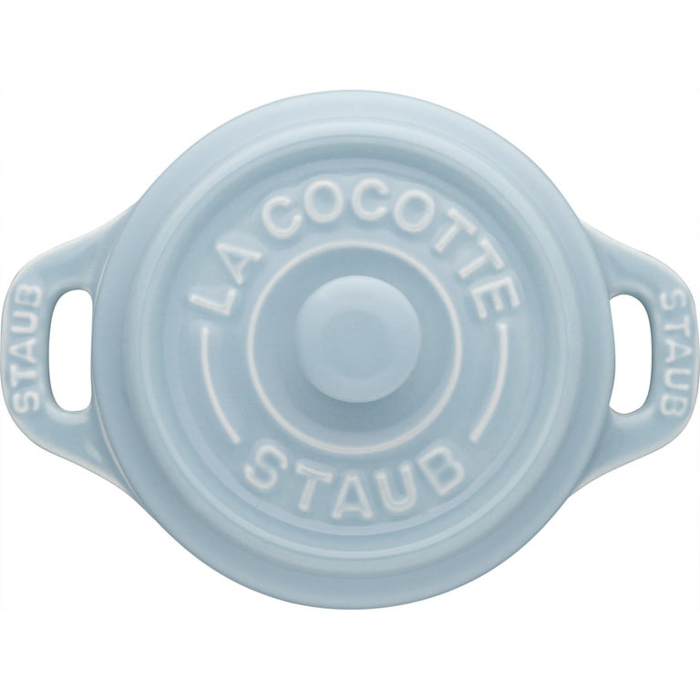 Staub Ceramic 6-pc Oven Cooking Mini Round Cocotte Set Pastel
