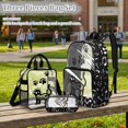thumbnail image 2 of ZUXONGSY Cat Print 17" Clear Backpack for School Girls & Boys – 3Pcs Set with Lunch Box & Pencil Case, Heavy Duty PVC for Preschool, Kindergarten, 2 of 5