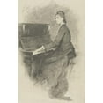 thumbnail image 3 of Theodore Robinson 13x18 Black Modern Framed Museum Art Print Titled - At the Piano (ca. 1887), 3 of 5
