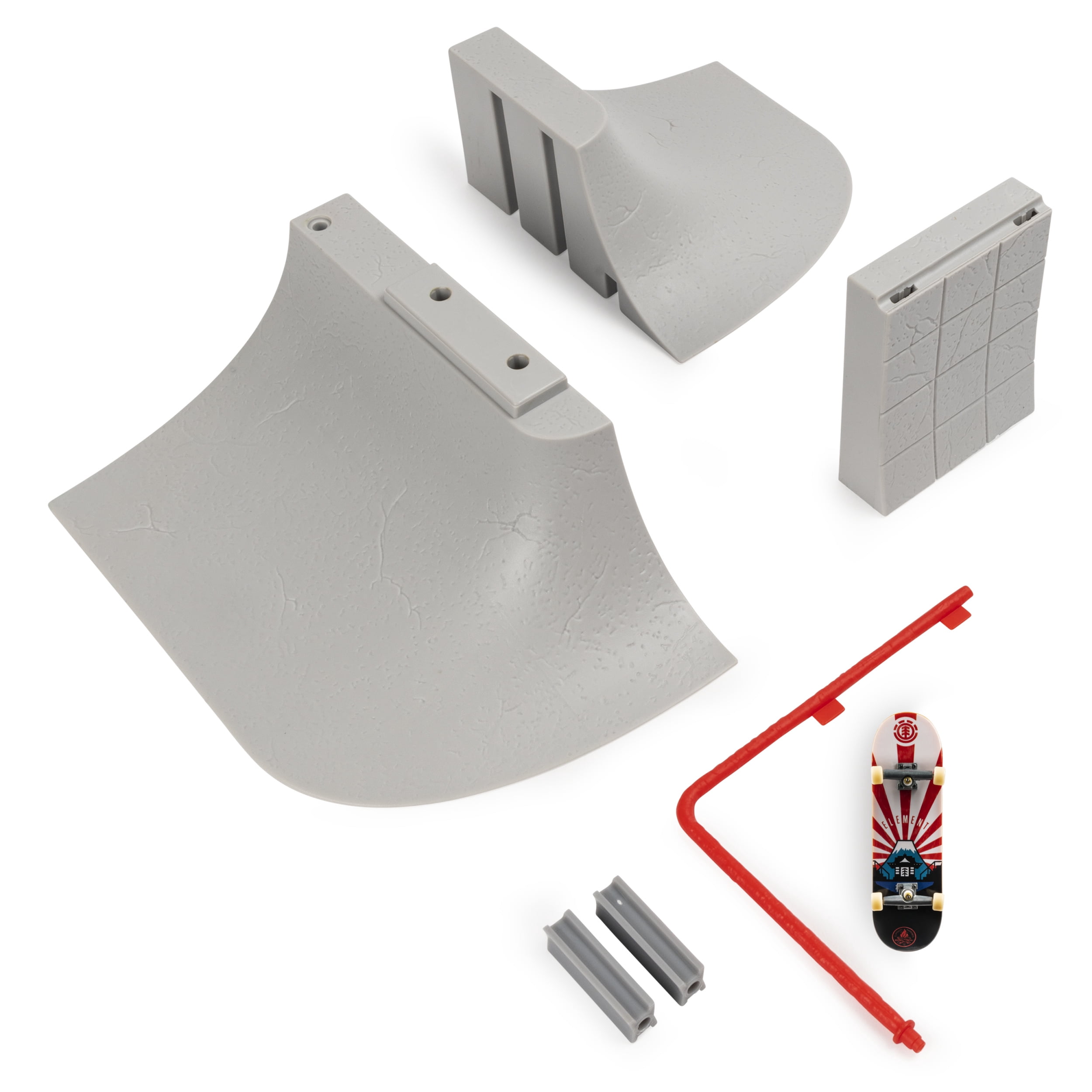 Tech Deck, Build-A-Park World Tour, P.F.K Skate Support Center, Ramp Set with Signature Fingerboard