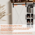 thumbnail image 5 of Pakasept Extra Storage Sideboard with Color LED Lights, MDF, 5 of 8
