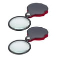 thumbnail image 1 of 2 Pcs Loupe Compacte à Main Mini Loupe Pliante avec Étui de Protection Rotatif Petite Loupe pour Lecture et Loisirs pour Voyage et Cours de Science, 1 of 8