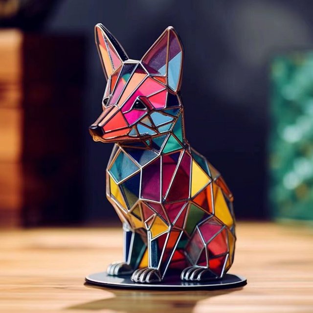 Fauna Metal arte animales coloridos ornamento inauguración de la casa regalo hogar Oficina Decoración Wdftyju Libre de BPA