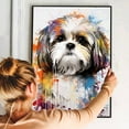 thumbnail image 4 of Shih Tzu Dog Art - Watercolor Style Wall, Home or Apartment Decor - Sweet Poster Print Gift for Puppy Lovers, Dog Lovers, Women, Girls, Kids, Baby Room, Nursery, 4 of 5