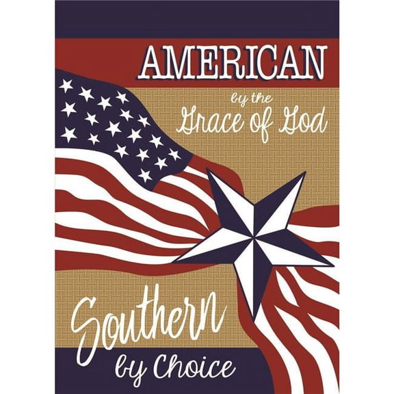 Magnolia Garden Flags M000034 29 x 42 in. Southern by Choice Burlap Garden Flag, Large