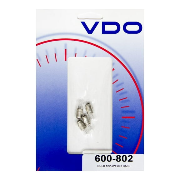 VDO Type A - 9/32(7mm) Metal Base Bulb - 4-Pack
