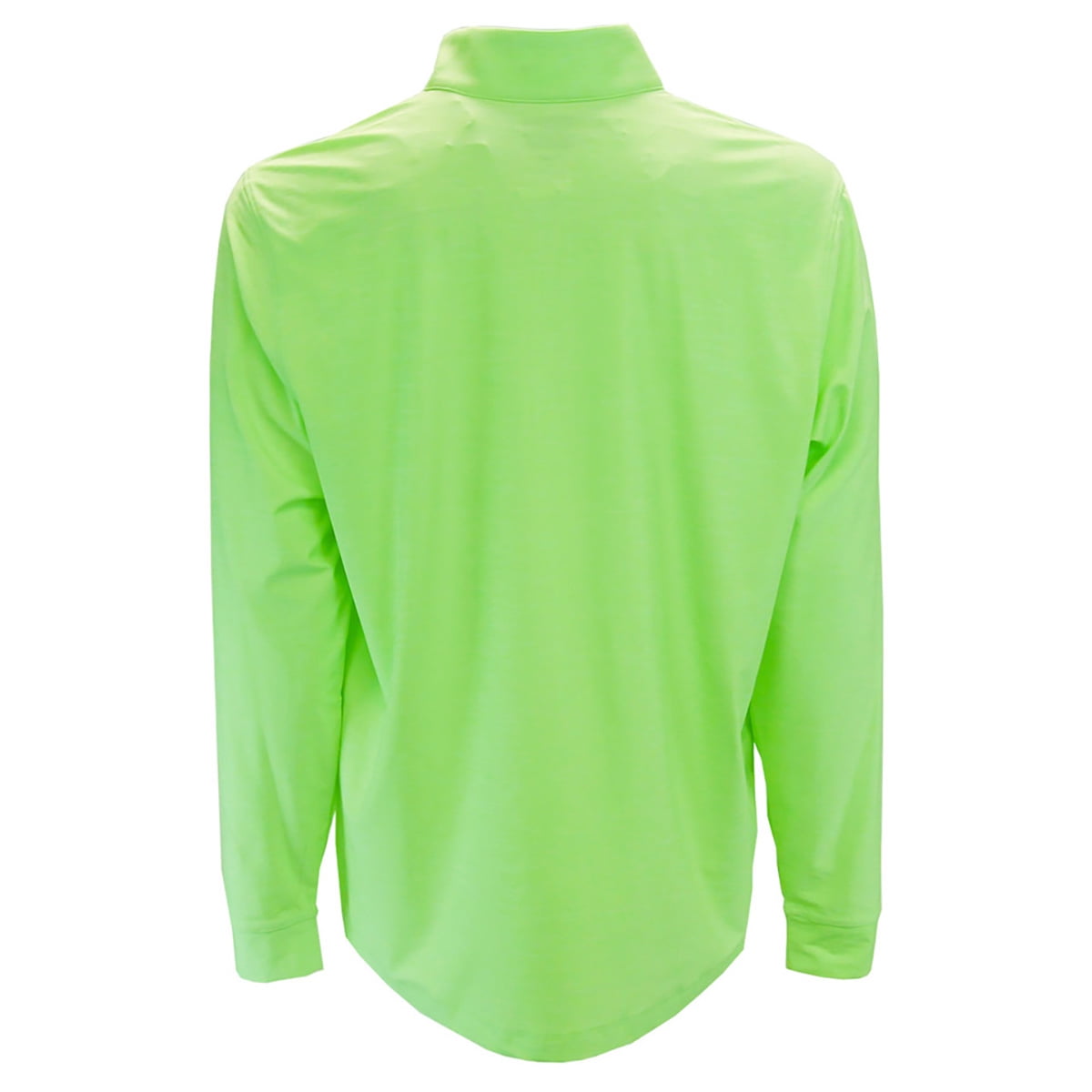 Greg Norman Golf Mock 1/4 Zip Pullover, Small Lime Green
