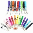 thumbnail image 2 of Adjustable Size Pet Dog Car Seat Belt High Quality Durable Nylon Material 12 Solid Colors for Collars Leashes & Harnesses, 2 of 5