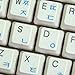 thumbnail image 3 of KOREAN KEYBOARD STICKER with BLUE LETTERING TRANSPARENT BACKGROUND for DESKTOP, LAPTOP and NOTEBOOK, 3 of 4