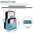 thumbnail image 6 of Chririnla Crossbody Bag for Shop, 2 Zippers Lightweight Single Shoulder Purse for Men Dolphin & Rainbow Ocean Pattern Crossbody Bags, 6 of 7