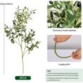 thumbnail image 4 of Ramas de Olivo Artificiales para Jarrones, Tallos de Hojas de Olivo Artificiales con Frutos, Planta Artificial para Decoración de Bodas y Decoración Verde para el Hogar, 4 of 4