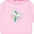 thumbnail image 3 of Inktastic Hummingbird Paint Splatter Toddler Hoodie, 3 of 4