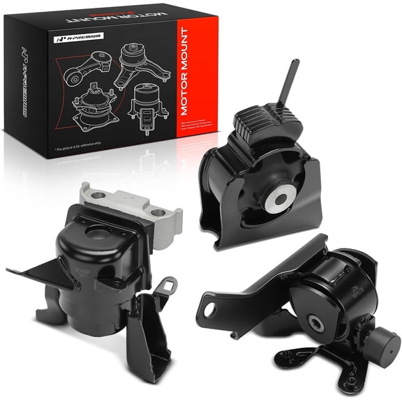 A-Premium 3PCS Engine Motor Mount and Transmission Mount Set Compatible with Toyota Corolla Matrix 2009-2013 & Pontiac Vibe 2009-2010, 2.4L