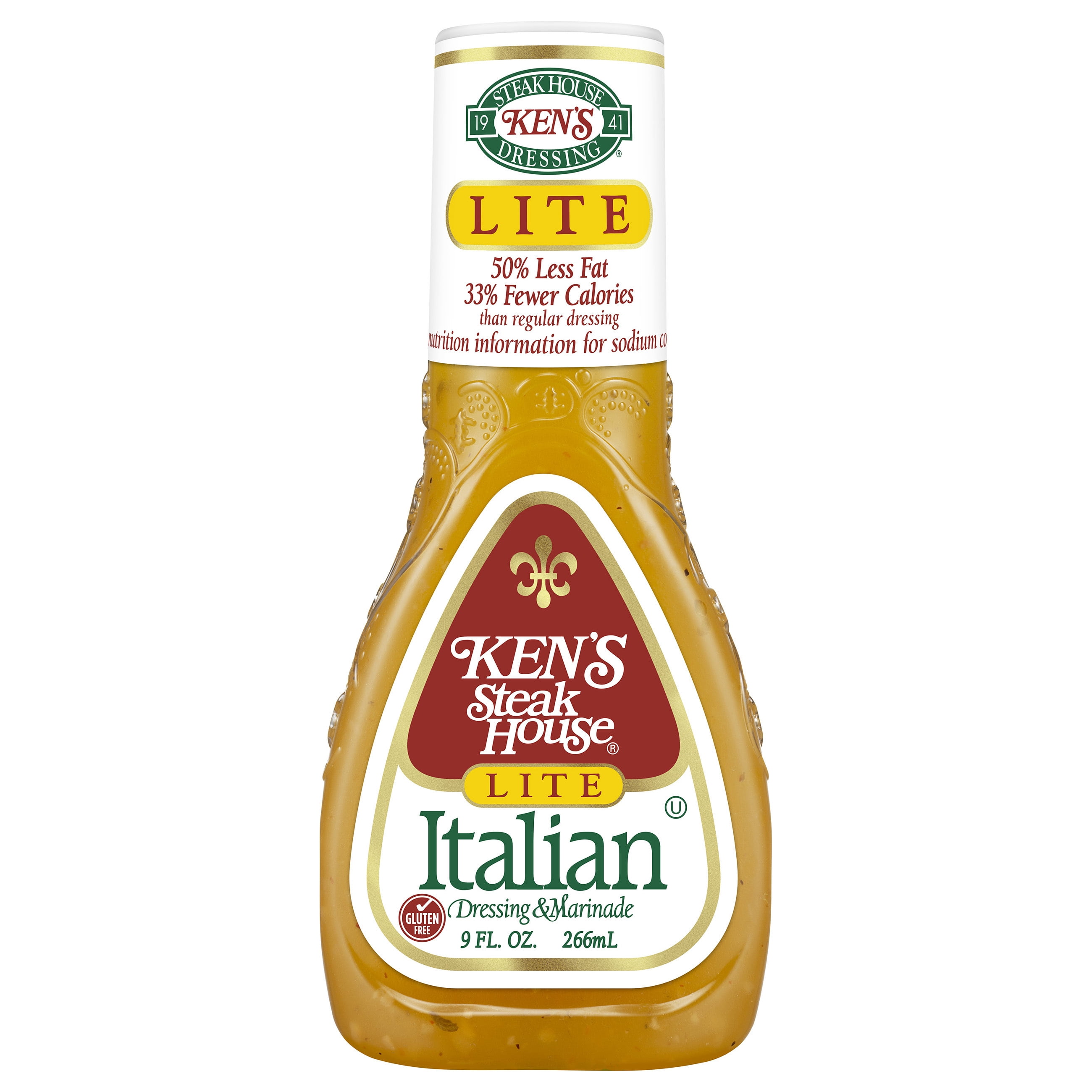 Ken's Steak House Lite Italian Salad Dressing & Marinade 9 fl oz