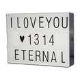 thumbnail image 2 of A4 LED Light Box with 85 Letters & Symbols, USB/Battery Powered Message Board for Home Wedding Decor, Customizable DIY Sign for Parties & Events, 2 of 9