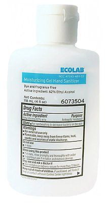 Ecolab Moisturizing Gel Hand Sanitizer ''1 Count, 4 oz