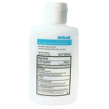Ecolab Moisturizing Gel Hand Sanitizer ''1 Count, 4