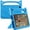 blue, variant on BotaniNest For Amazon Kindle Fire HD 8 2018 8th Gen Kids Safe EVA Rubber Handle Stand Case