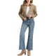 thumbnail image 2 of CHAQUETA DE CUERO SINTÉTICO PARA MUJER INSPIRE CHIC, CON CUELLO CAÍDO, MANGA LARGA Y CREMALLERA M Tan, 2 of 6