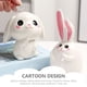 thumbnail image 4 of EeaseMX Alcancía decorativa con forma de conejo para ahorrar, adorable alcancía para escritorio., 4 of 7