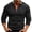 Black, variant on Lovskoo Sweatshirts for Men Front Mid-Zipper Stand-Up Collar Long Sleeve Color Matching Hoodie Sweatshirts Blue