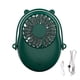 thumbnail image 1 of Worallymy Ventilador portátil Cuello colgante Mini ventilador de mano de doble motor con cordón ajustable para oficina al aire libre verde Worallymy JD735811519, 1 of 7