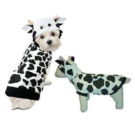 Dog Costume - COW COSTUMES Moo Moo Outfits For Dogs As Farm Animal(Size 0)