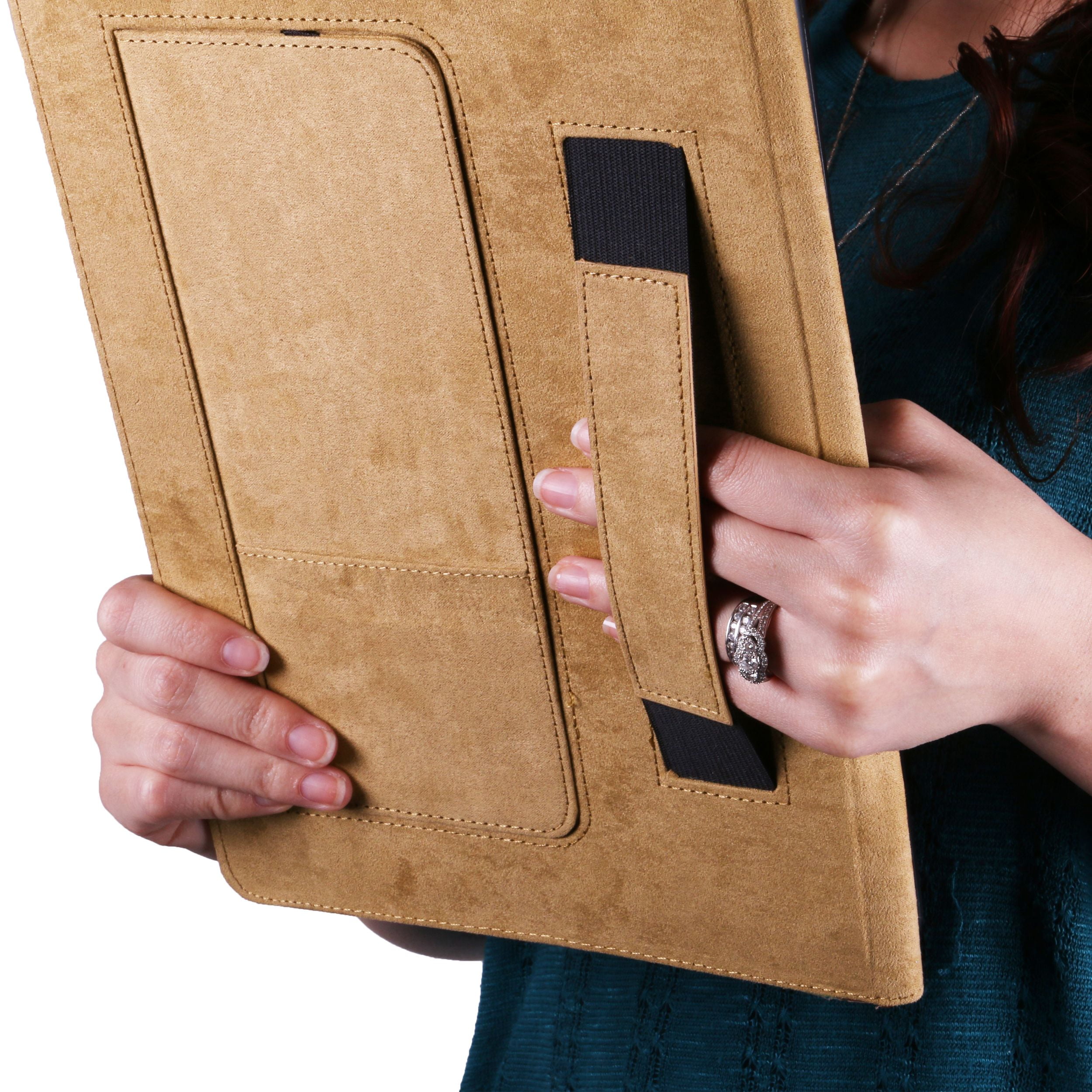 VANGODDY Mary Protective Portfolio Stand Case for Samsung Galaxy Tab 4 (10.1 inch) Exact Perfect Fit